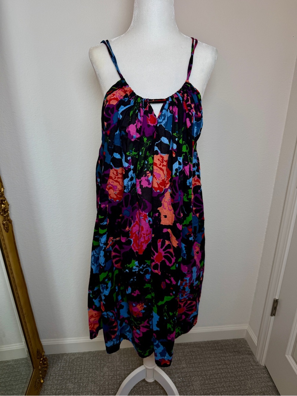 Thakoon for Target 2008 Floral Dress Small Designer Collaboration Belted